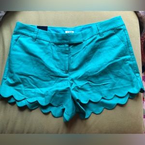 J. Crew scalloped shorts